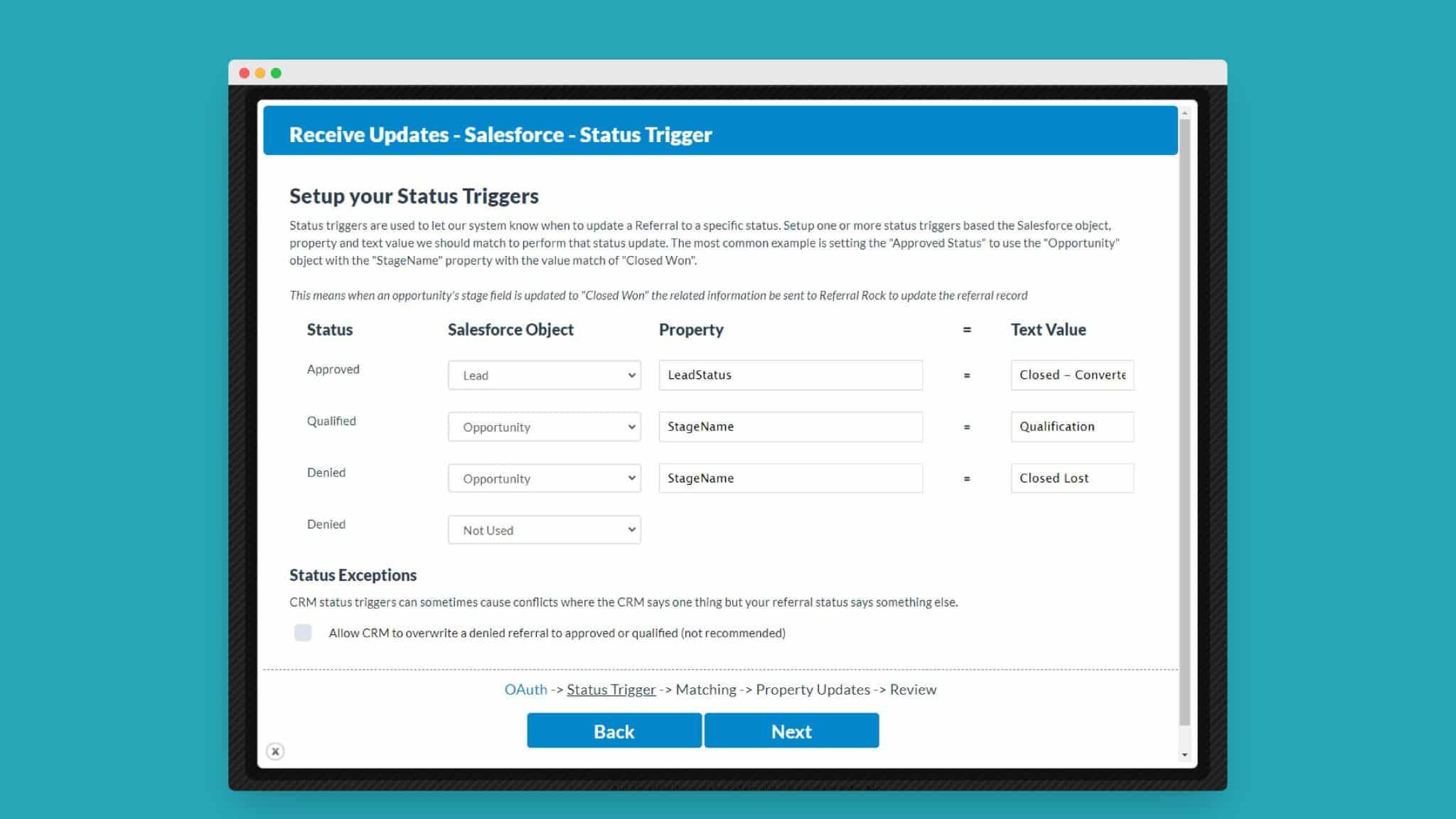 salesforce map changes