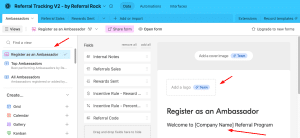 Referral tracking spreadsheet - step 4